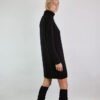 Merino wool dress with a roll neck and matching leg warmers with slits. Handmade by experience craters