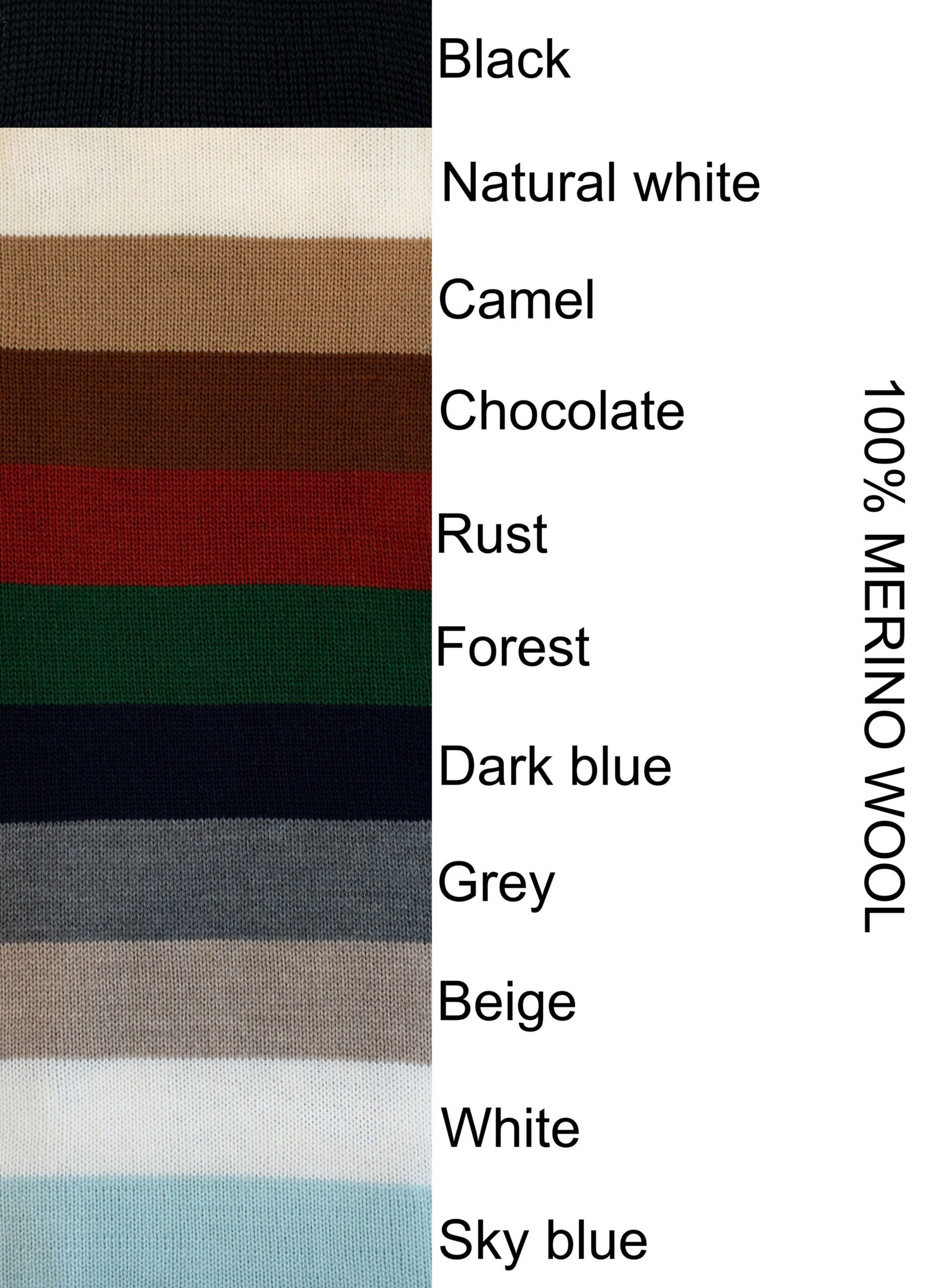Knitted Solid Color Set