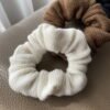 IMG-4758 Minimalist hair scrunchies made of 100% merino wool