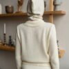 Women's knitted winter hood