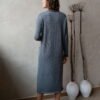 SON06263 (2) (1) Knitted merino wool longline sweater dress