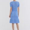 MONALA_10427 Knitted Cotton Lace Dress in Sky