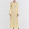 slow fashion cotton maxi dress for women