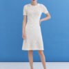 White prom lace dress