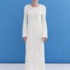 Knitted Cotton Maxi Dress in Lily