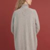 Oversized knitted merino wool cardigan