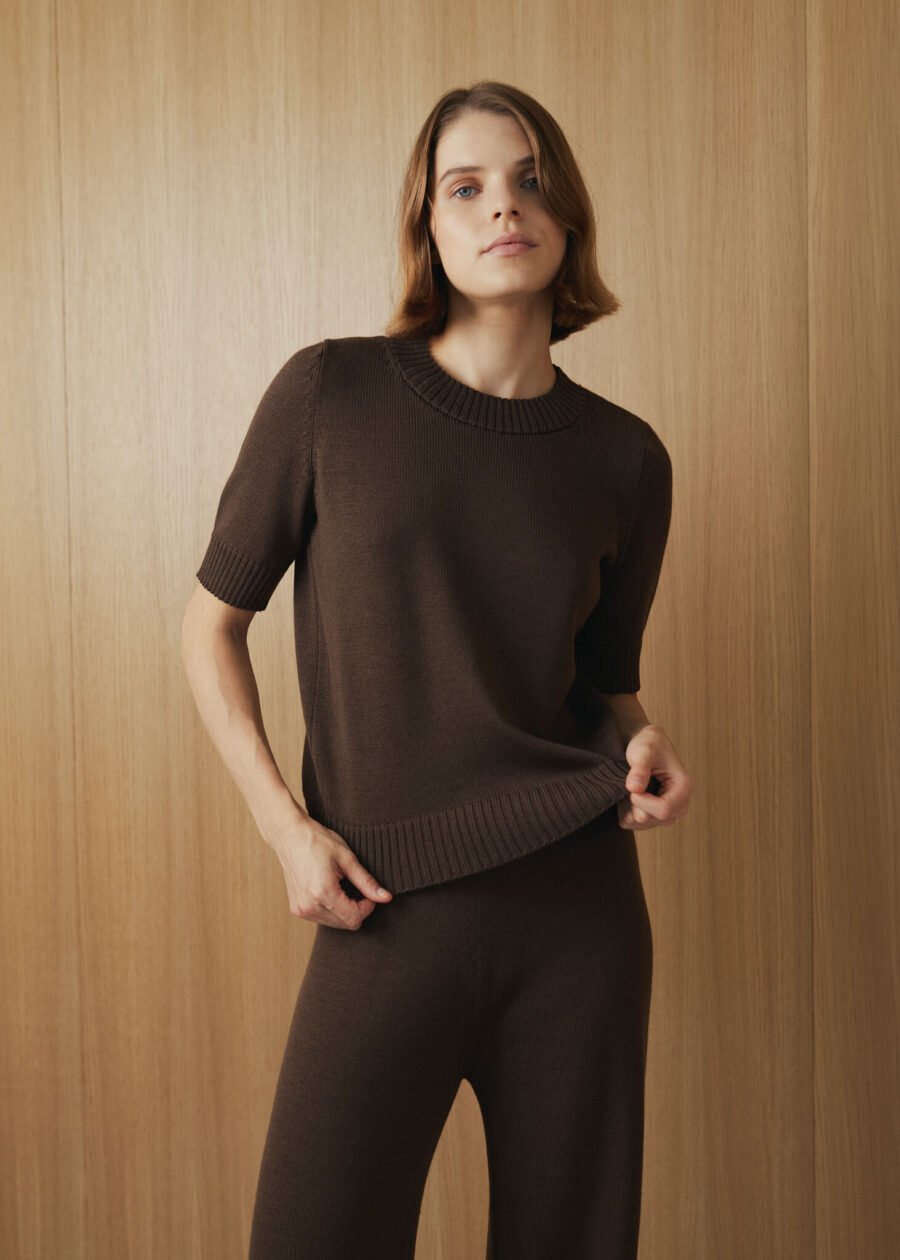 MONALA_14533 Merino Wool Knitted Top