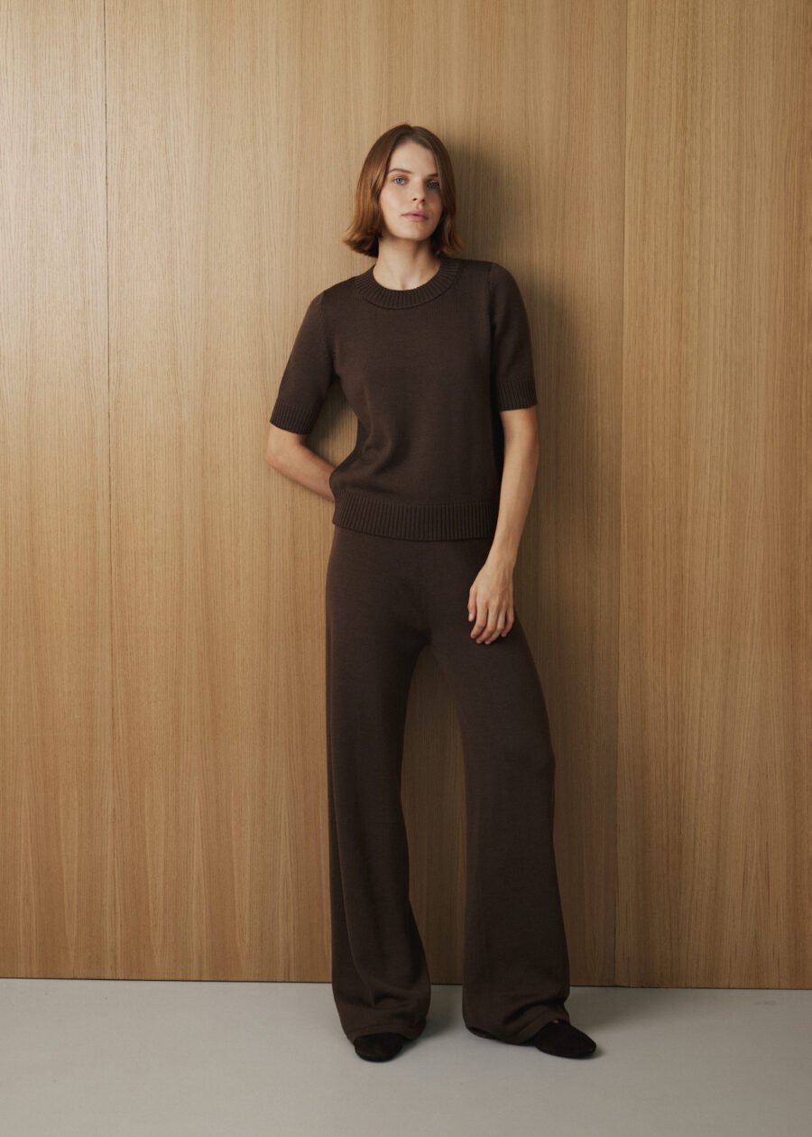 Merino Wool Knitted Pants