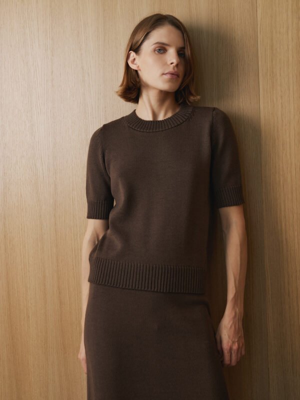 Merino Wool Knitted Top