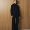 Merino Wool High Neck Sweater