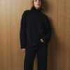Merino Wool High Neck Sweater