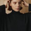 Merino Wool High Neck Sweater