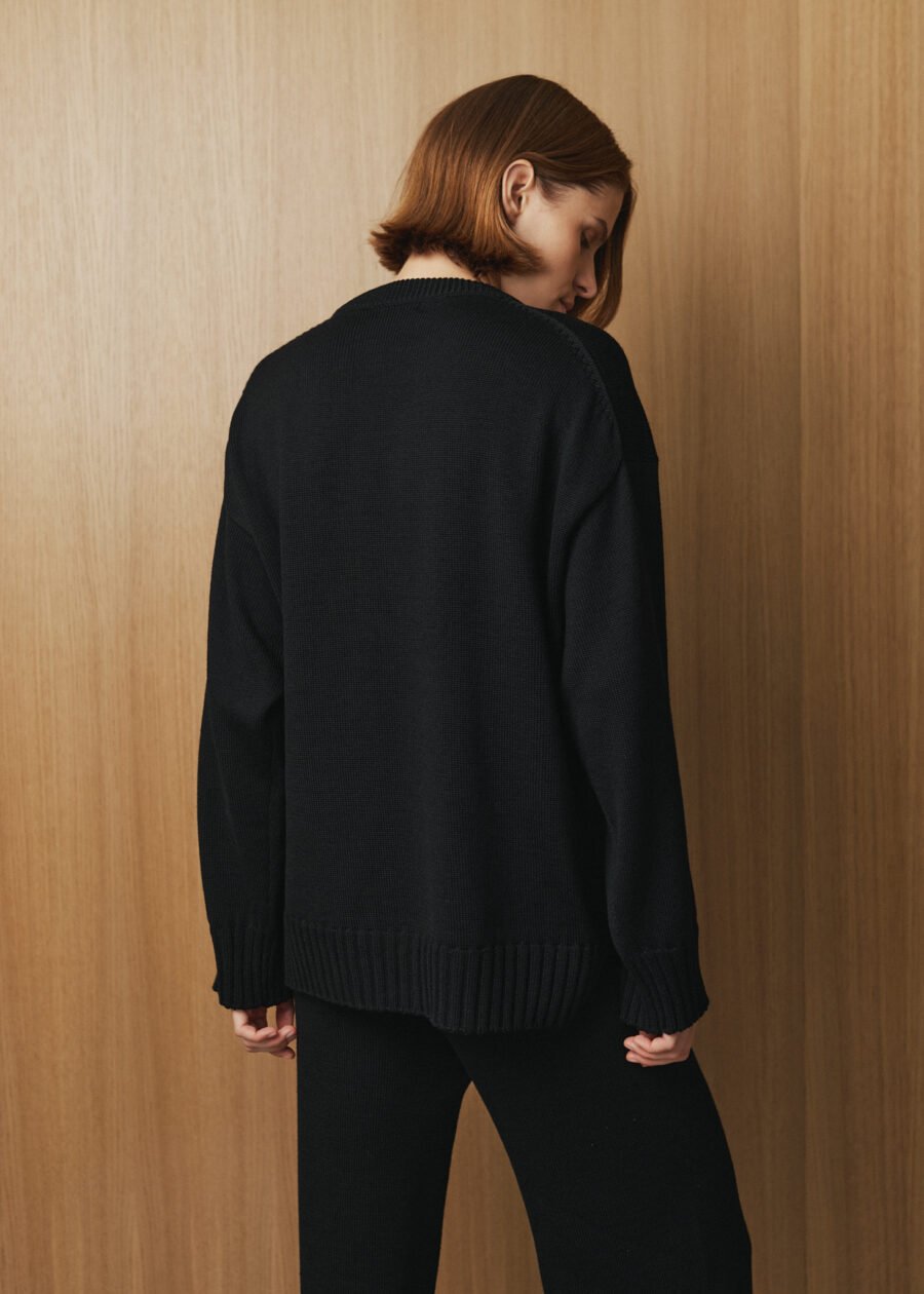 MONALA_16099 Merino Wool Crew Neck Sweater