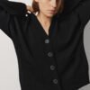 MONALA_16211 Merino Wool Button-Up Cardigan