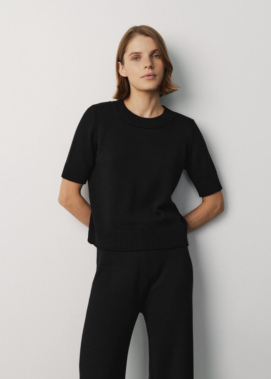 Merino Wool Knitted Top