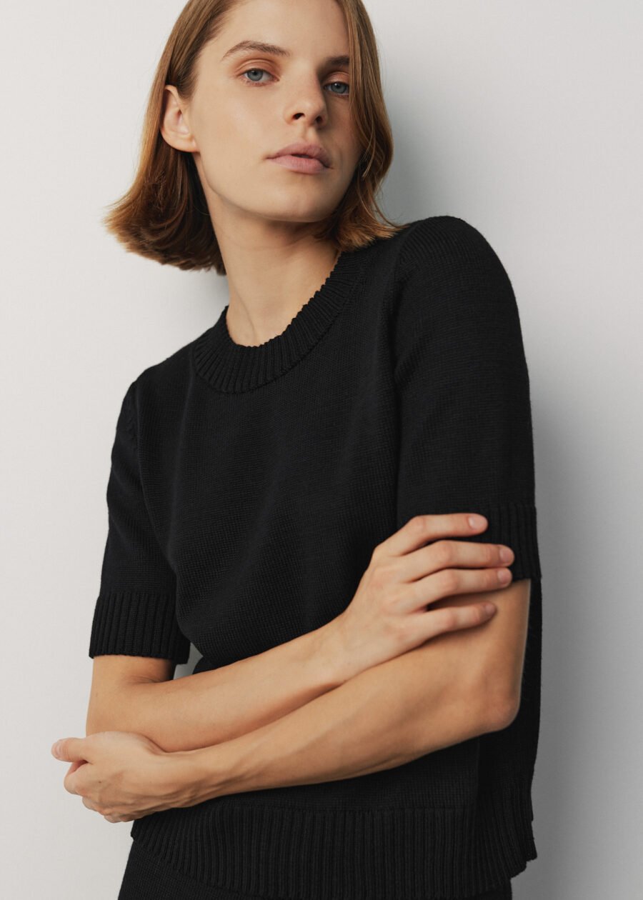Merino Wool Knitted Top