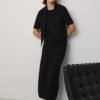 MONALA_16467 Merino Wool Knitted Midi Skirt