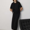 Merino Wool Knitted Midi Skirt