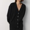 MONALA_16787 Merino Wool Button-Up Cardigan