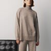 Merino Wool High Neck Sweater