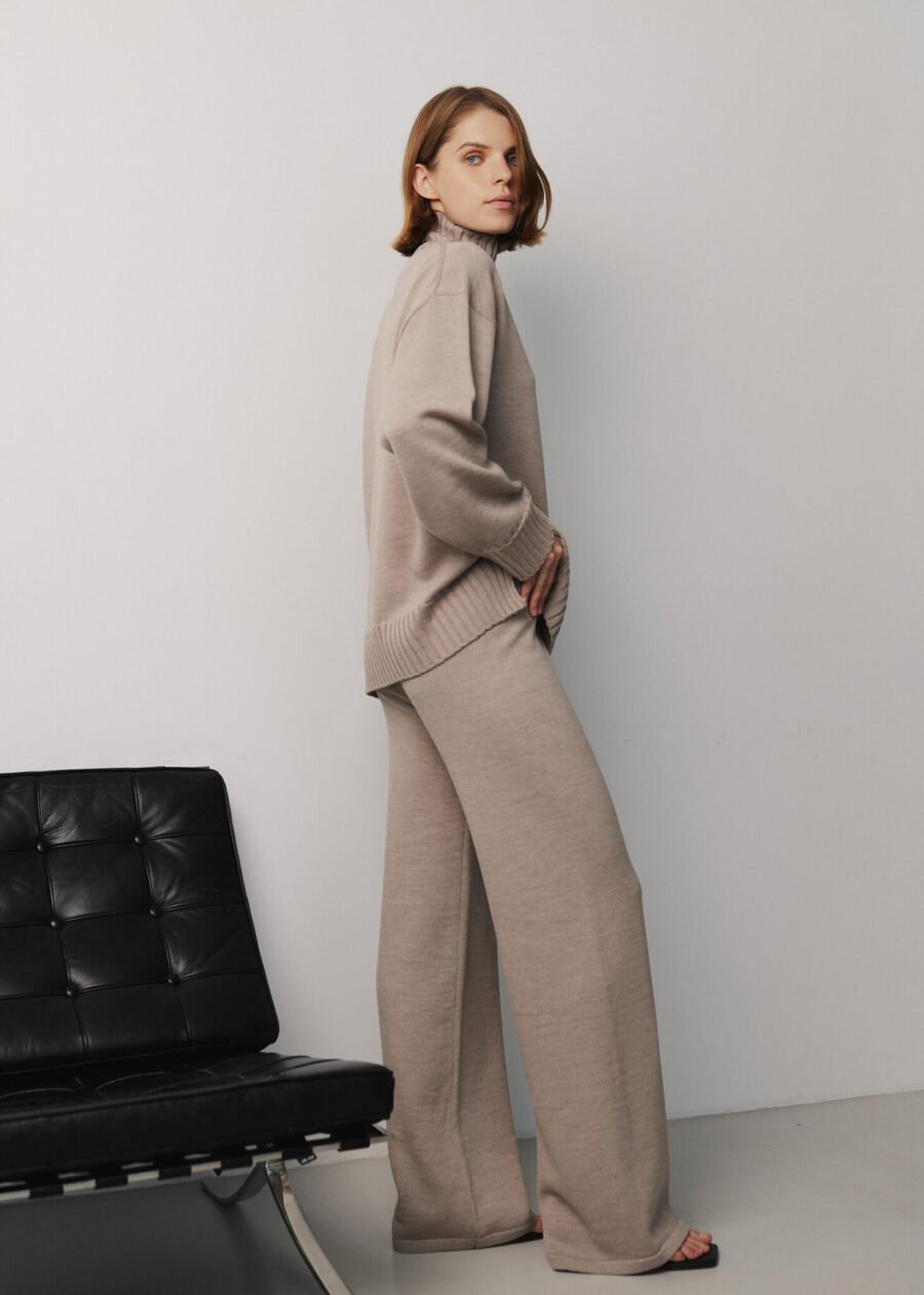 MONALA_17000 Merino Wool Knitted Pants