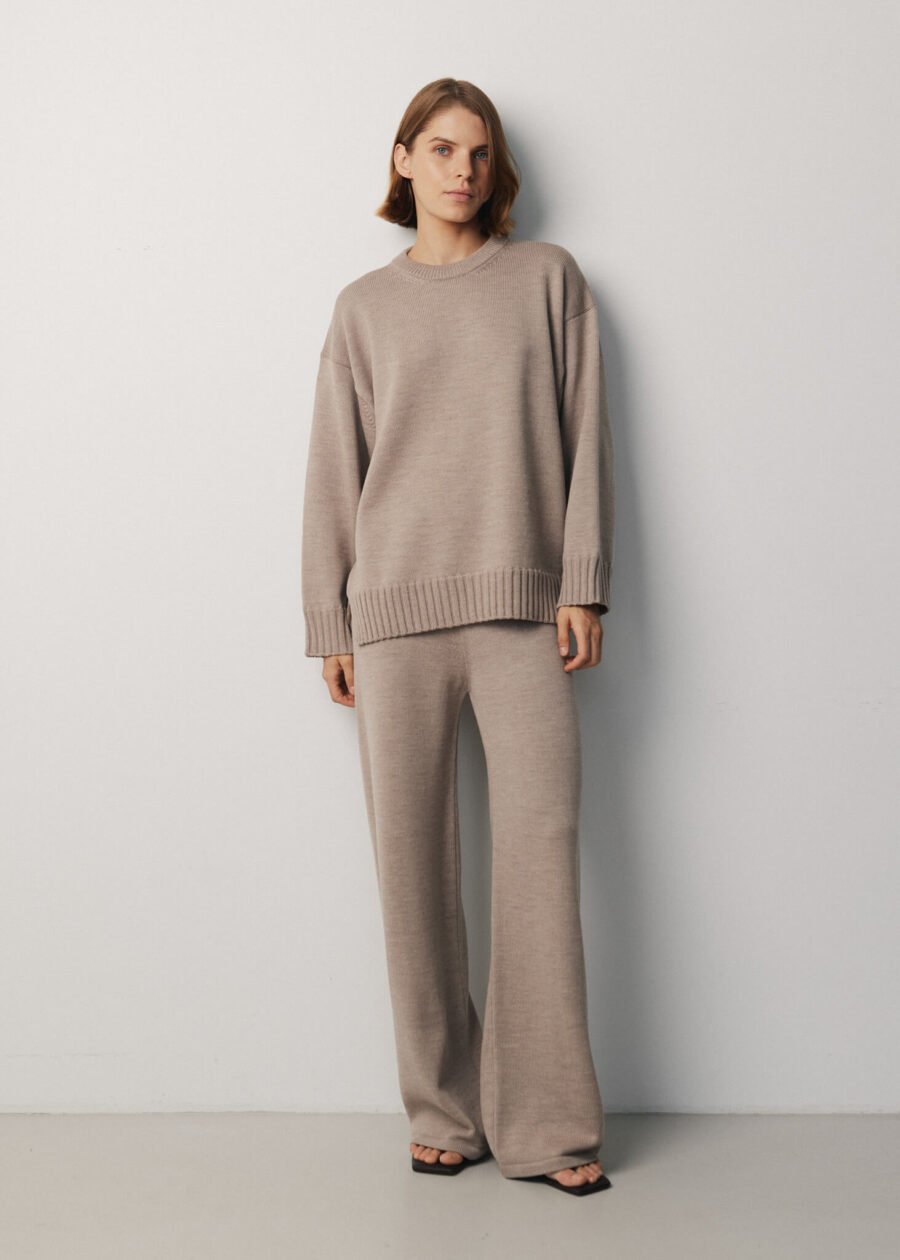 MONALA_17154 Merino Wool Knitted Pants