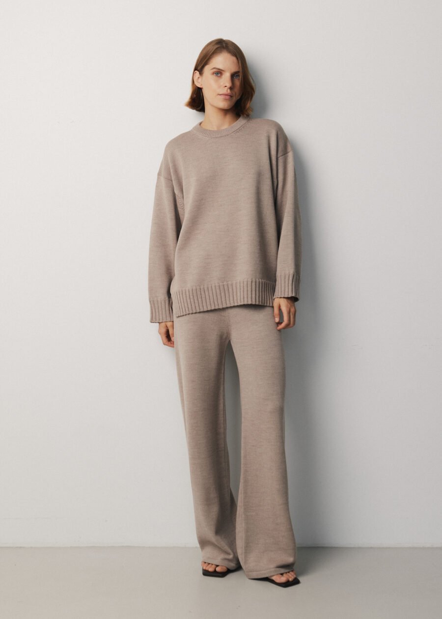 MONALA_17154 Merino Wool Knitted Pants