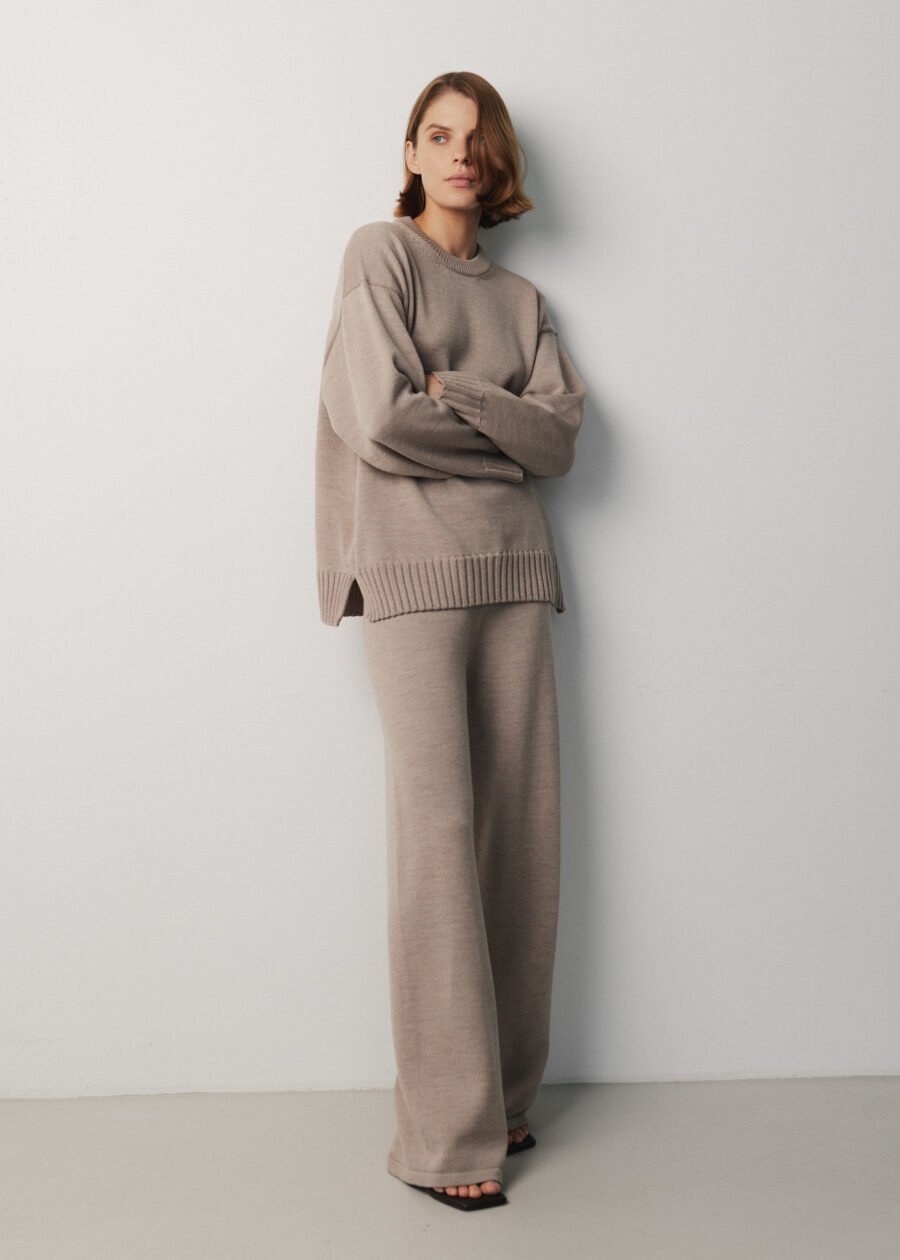 MONALA_17158 1 Merino Wool Knitted Pants