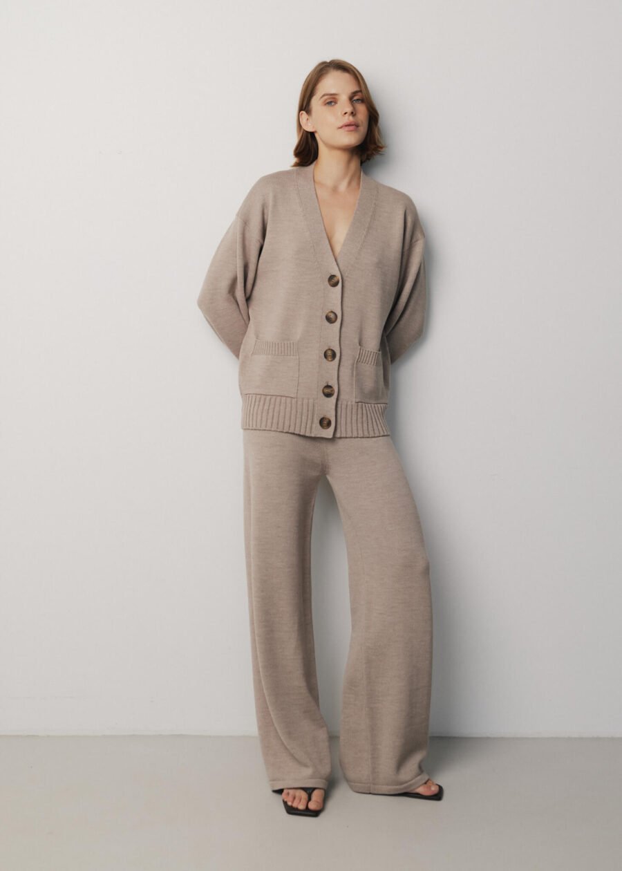 MONALA_17306 Merino Wool Knitted Pants