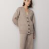Merino Wool Button-Up Cardigan
