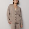 Merino Wool Button-Up Cardigan