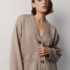 Merino Wool Button-Up Cardigan