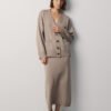 Merino Wool Button-Up Cardigan