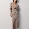 Merino Wool Button-Up Cardigan