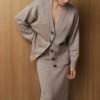 Merino Wool Button-Up Cardigan