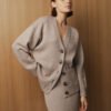 Merino Wool Button-Up Cardigan
