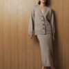 Merino Wool Button-Up Cardigan