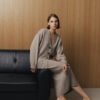 Merino Wool Button-Up Cardigan